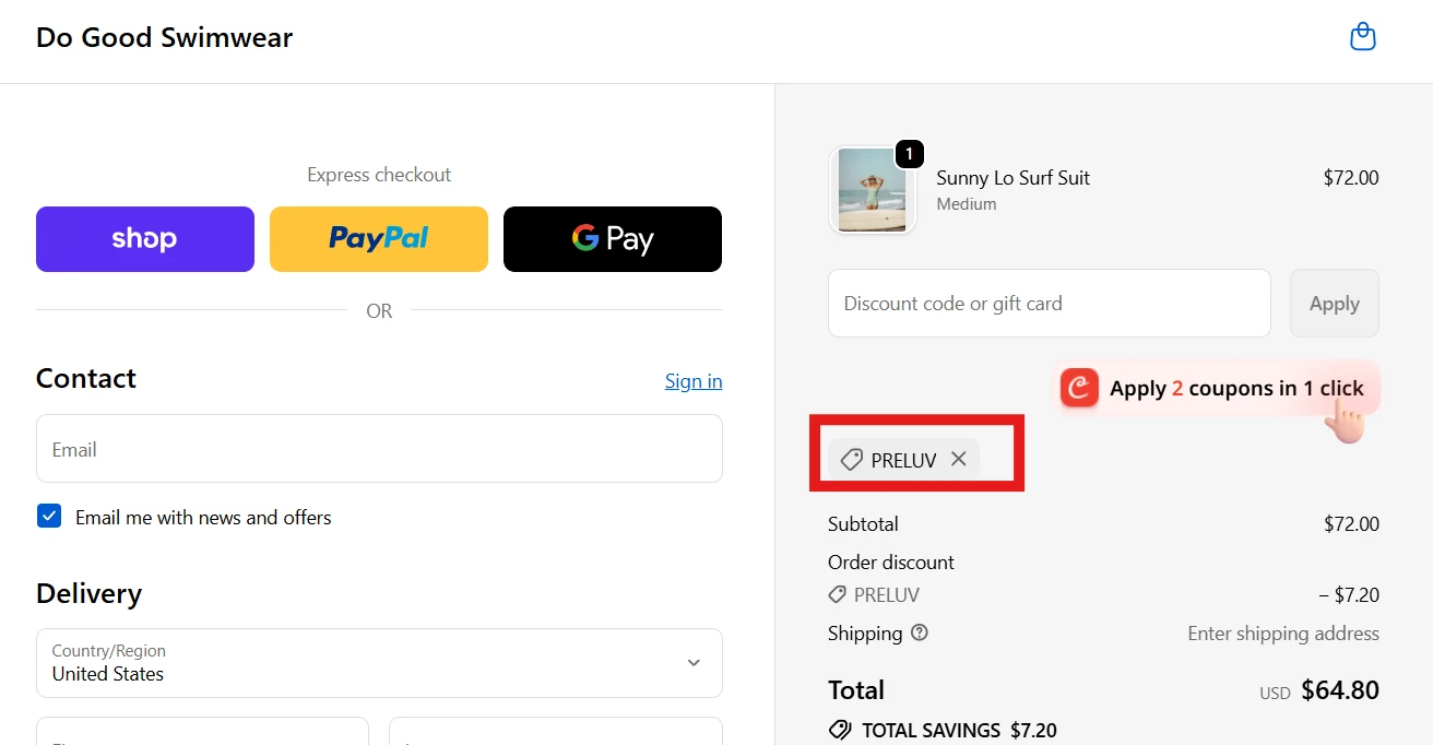 Use Discount Code PRELUV for 10% OFF Sitewide at dogoodsurfclub.com